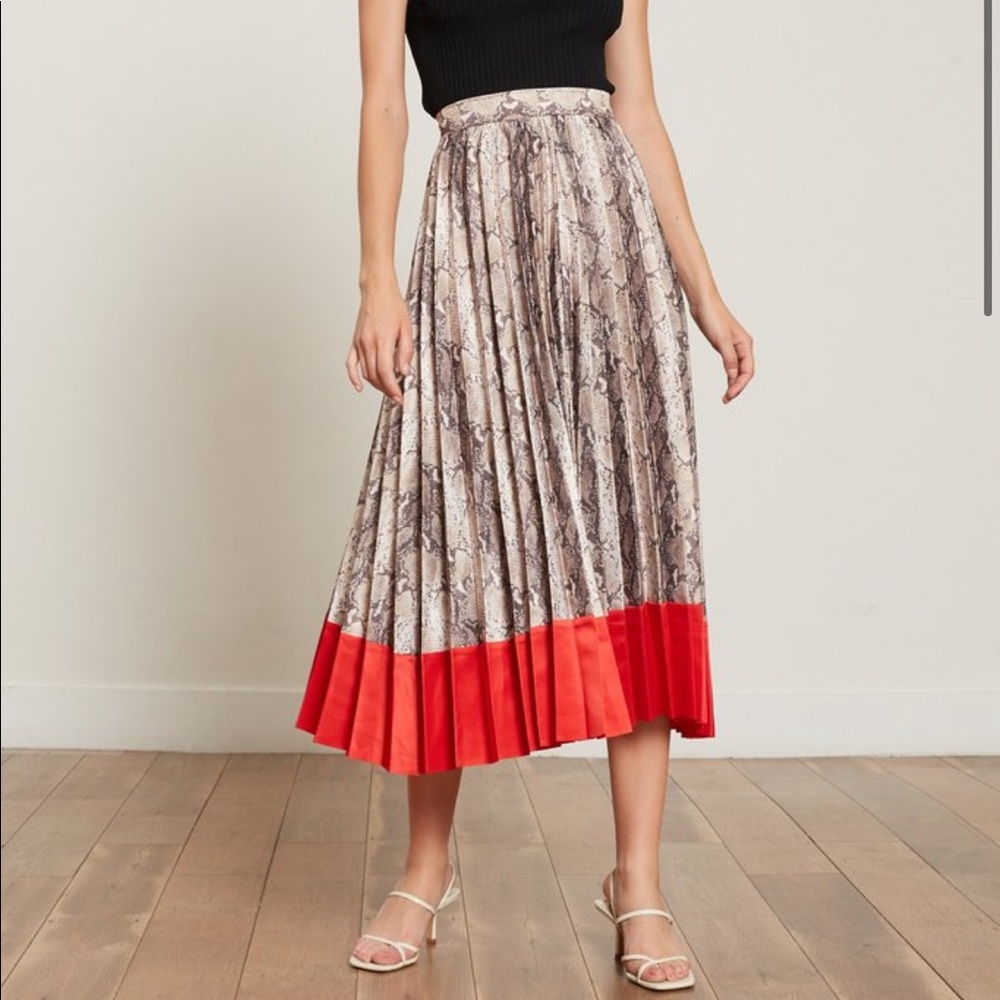 LUCY PARIS / ZEBRA PRINT MAXI SKIRT